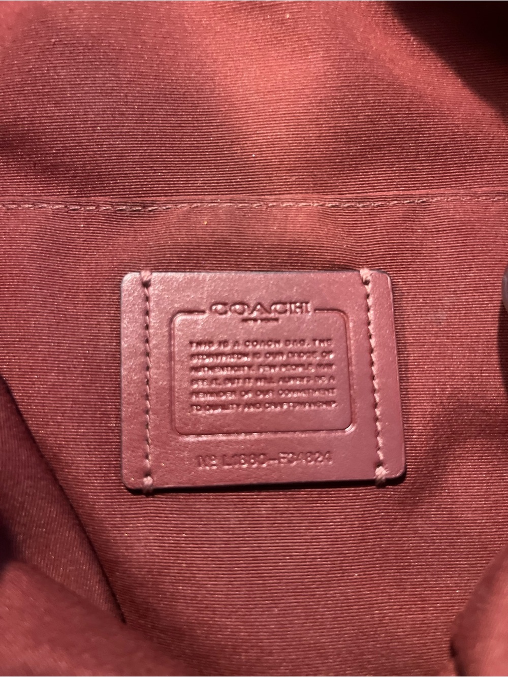 Coach Signature Canvas Hobo Shoulder Bag in Beige and Tan - Picture 9 of 10